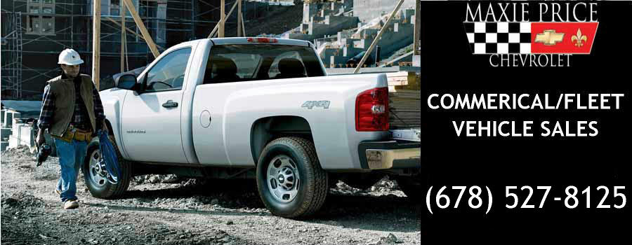 Maxie Price Chevrolet Fleet Sales Banner